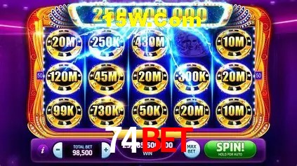 Biblioteca de slots populares na 74Bet